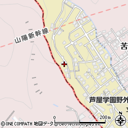 兵庫県西宮市苦楽園四番町16周辺の地図