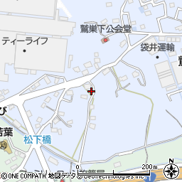 静岡県袋井市鷲巣237周辺の地図
