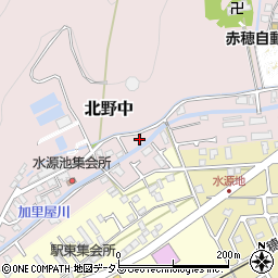 兵庫県赤穂市北野中382-56周辺の地図