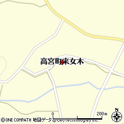広島県安芸高田市高宮町来女木周辺の地図