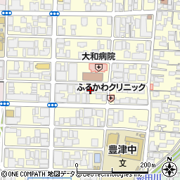 大阪府吹田市垂水町3丁目25-13周辺の地図