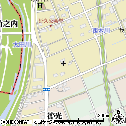 静岡県袋井市延久479周辺の地図