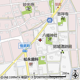 静岡県浜松市中央区貴平町1701周辺の地図