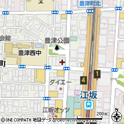 三井住友銀行江坂支店周辺の地図