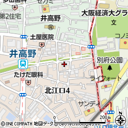 大阪府大阪市東淀川区北江口4丁目11-6周辺の地図