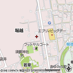 静岡県袋井市堀越1177周辺の地図