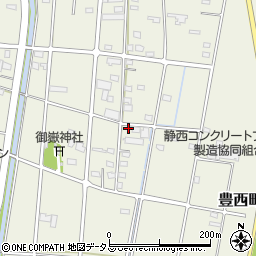 静岡県浜松市中央区豊西町390周辺の地図