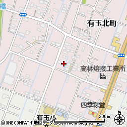 静岡県浜松市中央区有玉北町2246周辺の地図