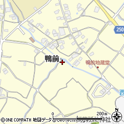 岡山県赤磐市鴨前周辺の地図