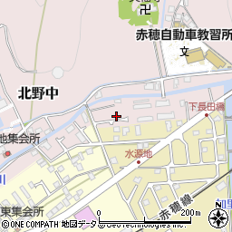 兵庫県赤穂市北野中397-233周辺の地図