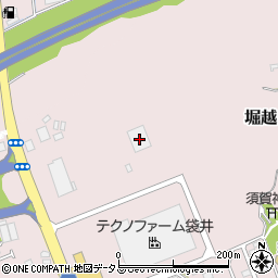 静岡県袋井市堀越1229-1周辺の地図