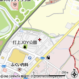 大阪府寝屋川市打上中町5周辺の地図
