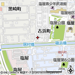 兵庫県赤穂市古浜町95周辺の地図
