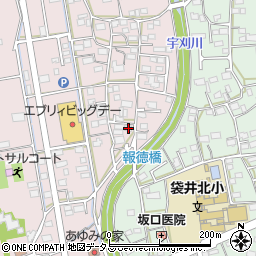 静岡県袋井市堀越978周辺の地図