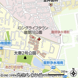 大阪府寝屋川市太秦緑が丘34-12周辺の地図