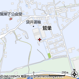 静岡県袋井市鷲巣425周辺の地図