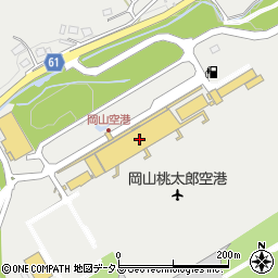 中国銀行岡山空港 ＡＴＭ周辺の地図