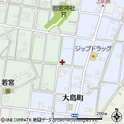 静岡県浜松市中央区大島町654周辺の地図