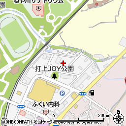 大阪府寝屋川市打上中町3周辺の地図