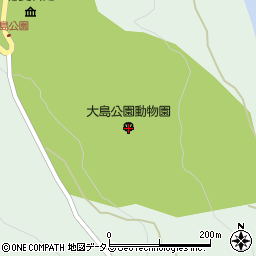 東京都立大島公園動物園周辺の地図