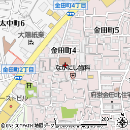 守口金田グループホームラガール周辺の地図