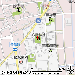 静岡県浜松市中央区貴平町1685周辺の地図