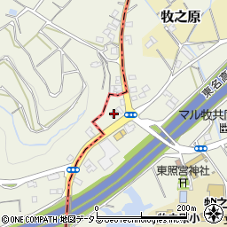 静岡県牧之原市東萩間2360-1周辺の地図