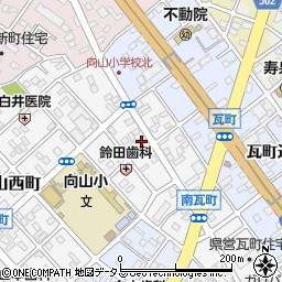 愛知県豊橋市南瓦町95周辺の地図
