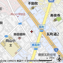 愛知県豊橋市南瓦町9周辺の地図