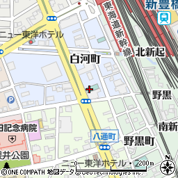 ＡＢホテル豊橋周辺の地図