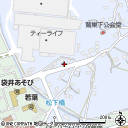 静岡県袋井市鷲巣131周辺の地図