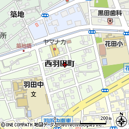 愛知県豊橋市西羽田町113周辺の地図