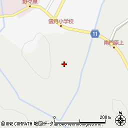 広島県山県郡北広島町南門原274周辺の地図