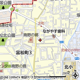 兵庫県尼崎市富松町3丁目36-31周辺の地図