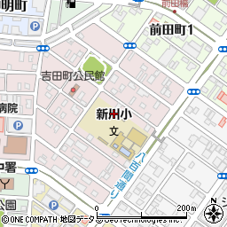 愛知県豊橋市前田中町周辺の地図