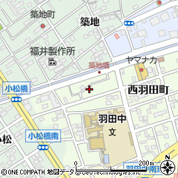 愛知県豊橋市西羽田町63周辺の地図