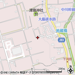 静岡県磐田市大久保436周辺の地図