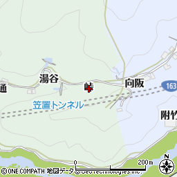 京都府相楽郡笠置町笠置峠周辺の地図