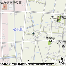 静岡県浜松市中央区豊西町2057周辺の地図