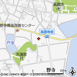 セブンイレブン稲美野寺店周辺の地図
