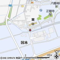 静岡県袋井市国本2317周辺の地図