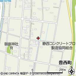 静岡県浜松市中央区豊西町394周辺の地図