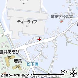 静岡県袋井市鷲巣123周辺の地図