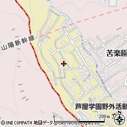 兵庫県西宮市苦楽園四番町15-31周辺の地図