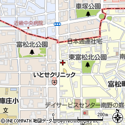 兵庫県尼崎市富松町3丁目23-16周辺の地図