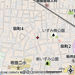 泉町小林文化周辺の地図
