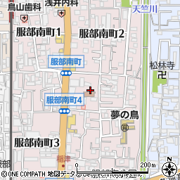 服部南町4丁目公園周辺の地図