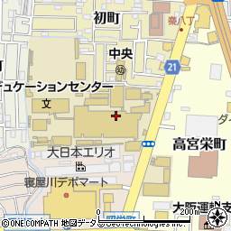 大阪電気通信大学　寝屋川キャンパス周辺の地図