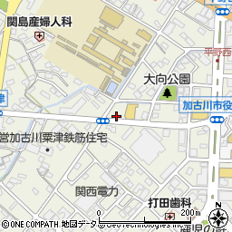 ラッキーヘアー加古川店周辺の地図
