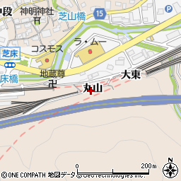 兵庫県神戸市北区山田町下谷上丸山周辺の地図